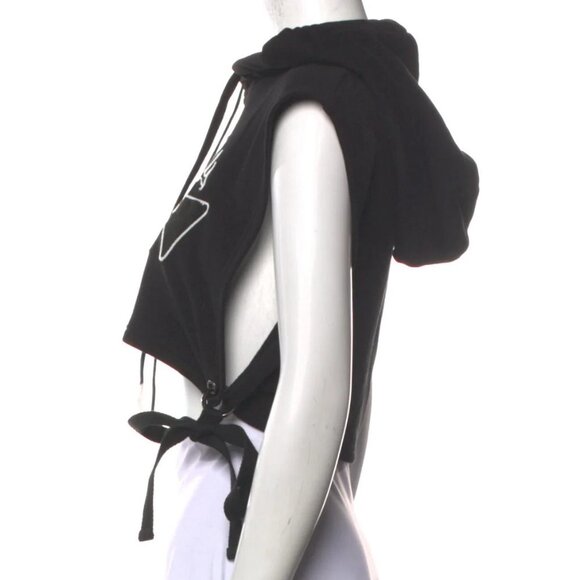 HACULLA Graphic Print Mock Neck Crop Top Size: S - Picture 2 of 3